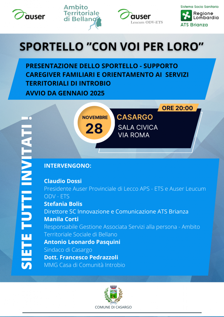 Casargo - 28 Novembre 2024