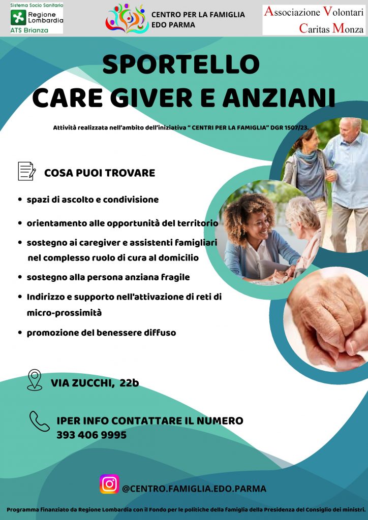SPORTELLO CAREGIVER E ANZIANI
