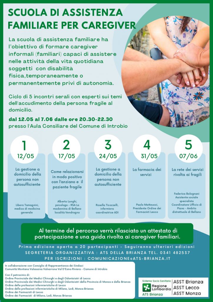SCUOLA DI ASSISTENZA FAMILIARE PER CAREGIVER