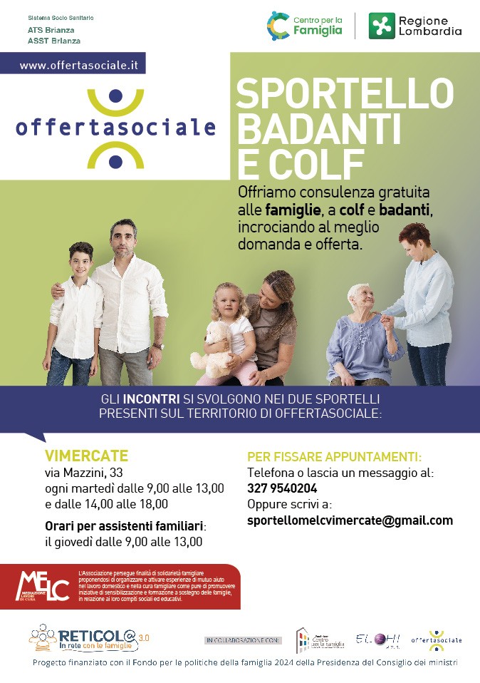 SPORTELLO BADANTI E COLF Reticol@ 3.0